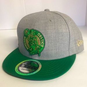 NEW ERA 9 FIFTY BOSTON CELTICS SNAPBACK ULTIMATE METALLIC COLLECTION (OS) NWT